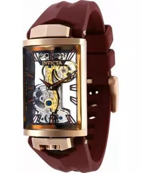 Мужские винтажные механические многофункциональные часы 35293 с черным циферблатом Invicta, черный