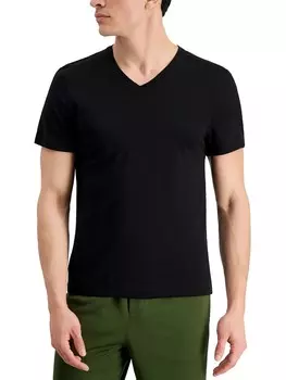 Мужские влагоотводящие рубашки и топы с v-образным вырезом Ideology, цвет Deep Black