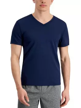 Мужские влагоотводящие рубашки и топы с v-образным вырезом Ideology, цвет Indigo Sea