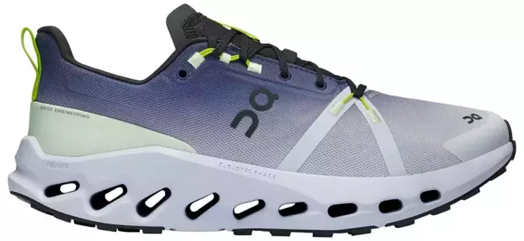 Мужские водонепроницаемые кроссовки для бега On Cloudsurfer Trail, цвет Black/Heather