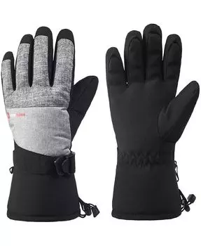 Мужские водонепроницаемые лыжные перчатки для сноуборда 3M Thinsulate Winter Gloves Alpine Swiss, серый