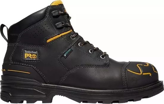 Мужские водонепроницаемые рабочие ботинки Timberland PRO Magnitude 6 дюймов с композитным носком, черный