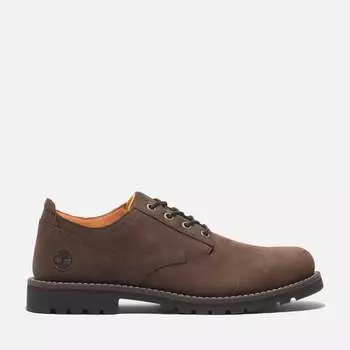 Мужские водонепроницаемые туфли на шнуровке Redwood Falls Timberland, цвет Dark Brown Nubuck