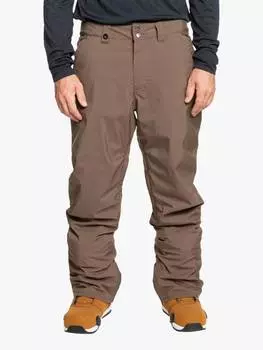 Мужские водонепроницаемые зимние брюки dryflight Quiksilver, цвет Canteen