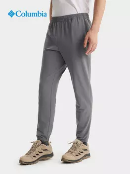 Мужские водоотталкивающие брюки Columbia для походов, кемпинга и путешествий, черный