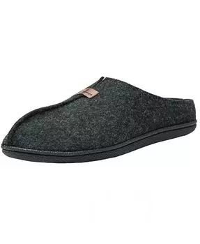Мужские войлочные тапочки из искусственной шерсти, удобная домашняя обувь с подушкой Alpine Swiss, серый