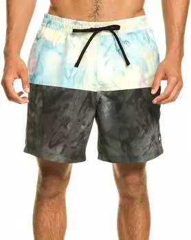 Мужские волейбольные шорты Quiksilver с логотипом Butt Logo 17 дюймов, черный