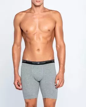 Мужские вязаные боксеры серого цвета Punto Blanco, серый