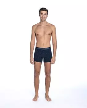 Мужские вязаные боксеры темно-синего цвета Guasch, темно-синий