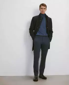 Мужские вязаные брюки чинос Easy Wear, темно-синий