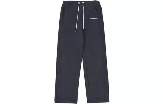 Мужские вязаные спортивные штаны Converse, цвет Black