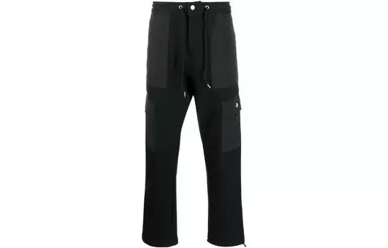 Мужские вязаные спортивные штаны Converse, цвет Black