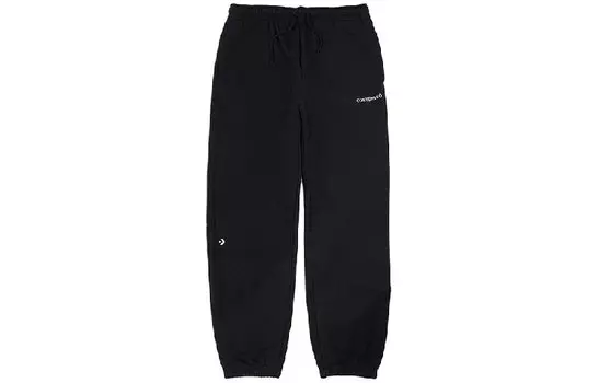 Мужские вязаные спортивные штаны Converse, цвет Black