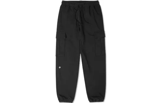 Мужские вязаные спортивные штаны Converse, цвет Black