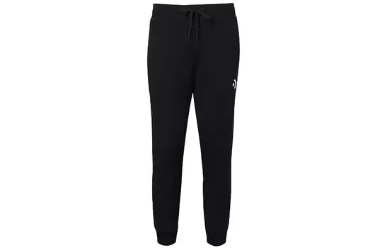 Мужские вязаные спортивные штаны Converse, цвет Black