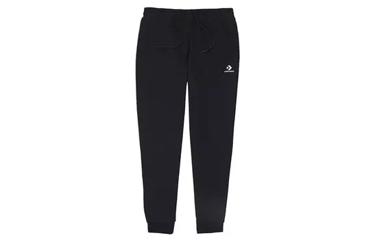 Мужские вязаные спортивные штаны Converse, цвет Black
