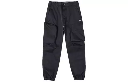 Мужские вязаные спортивные штаны Converse, цвет Black