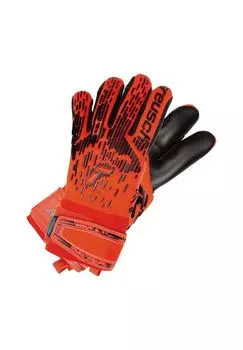 Мужские вратарские перчатки Attract Freegel с серебряной поддержкой пальцев reusch, цвет Blau Schwarz