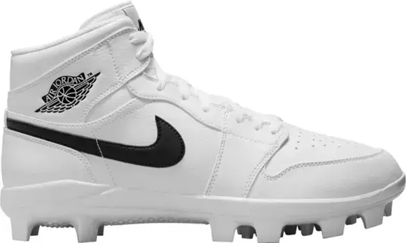 Мужские высокие бейсбольные бутсы Nike Jordan 1 Retro MCS, белый/черный/белый