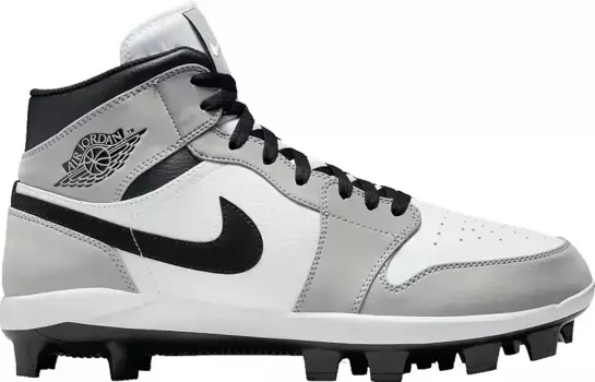 Мужские высокие бейсбольные бутсы Nike Jordan 1 Retro MCS, серый/черный