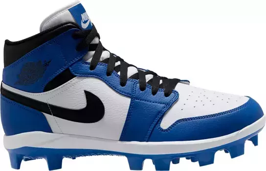 Мужские высокие бейсбольные бутсы Nike Jordan 1 Retro MCS, цвет Royal/Black
