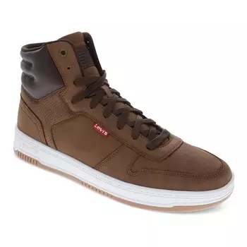 Мужские высокие кроссовки Levi's Drive HI, цвет Tan Brown