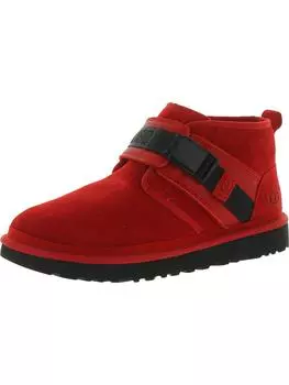 Мужские замшевые ботильоны Neumel Snapback для холодной погоды UGG, цвет Samba Red