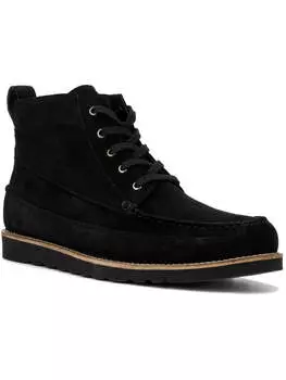 Мужские замшевые ботильоны с круглым носком Reserved Footwear, черный