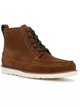 Мужские замшевые ботильоны с круглым носком Reserved Footwear, цвет Cognac
