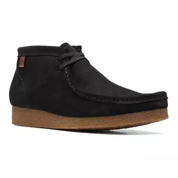 Мужские замшевые ботинки чукка Clarks Shacre, цвет Black Suede