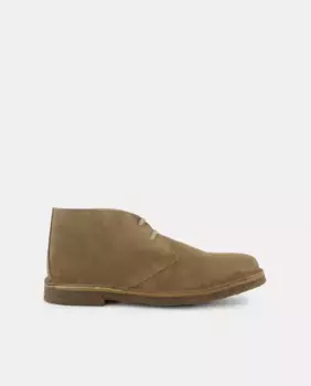 Мужские замшевые ботинки на шнурках Emidio Tucci, светло-коричневый