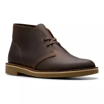 Мужские замшевые ботинки на шнуровке Clarks Shepton, цвет Beeswax