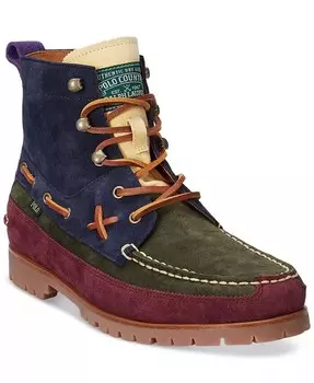 Мужские замшевые ботинки Ranger Mid с цветными блоками Polo Ralph Lauren, мультиколор