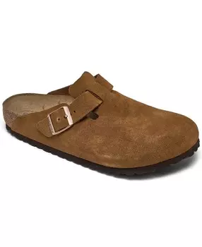 Мужские замшевые кожаные сабо Boston с мягкой стелькой от Finish Line Birkenstock