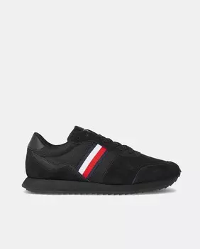 Мужские замшевые кроссовки Tommy Hilfiger, черный