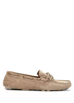 Мужские замшевые лоферы Divarese, бежевый