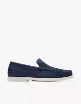 Мужские замшевые мокасины с мягкой стелькой Cole Haan, синий