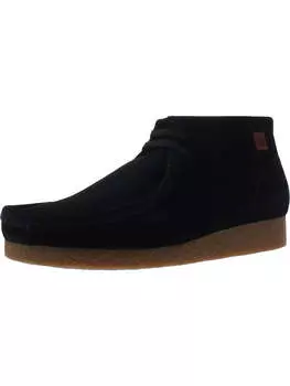 Мужские замшевые мокасины Shacre Boot с удобной стелькой Clarks, цвет Black Suede