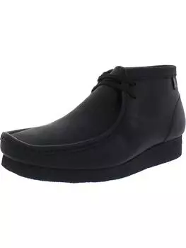 Мужские замшевые мокасины Shacre Boot с удобной стелькой Clarks, цвет Black Leather