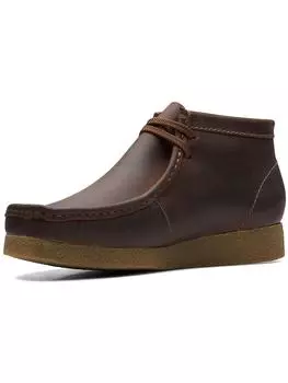 Мужские замшевые мокасины Shacre Boot с удобной стелькой Clarks, цвет Beeswax