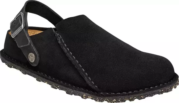 Мужские замшевые сабо Birkenstock Lutry 365, черный