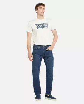 Мужские зауженные эластичные джинсы 502 Levi's, синий