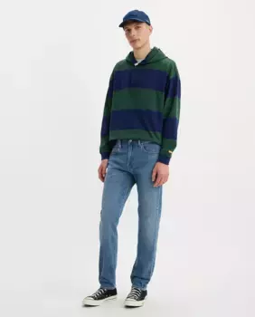 Мужские зауженные эластичные джинсы 502 Levi's, голубой