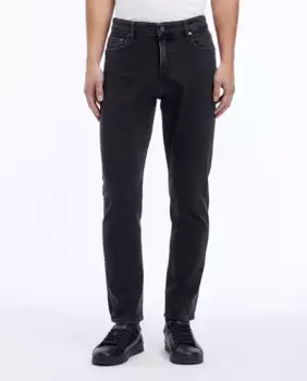 Мужские зауженные джинсы Calvin Klein, черный
