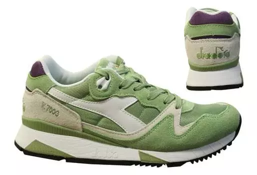 Мужские зеленые кроссовки V7000 nyl ii Diadora, зеленый