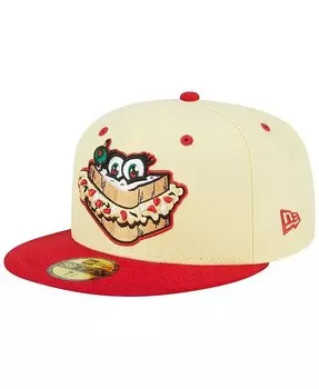 Мужские желтые Augusta Green Куртки Theme Nights Augusta Pimento Cheese 59FIFTY Облегающая шляпа New Era, желтый