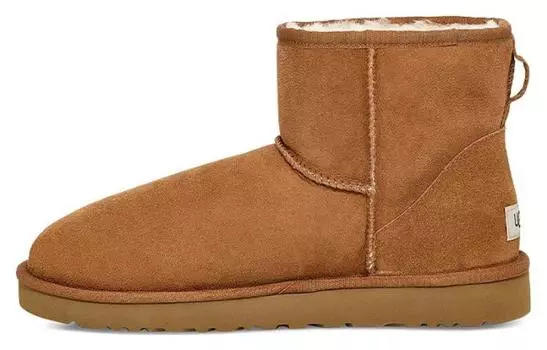 Мужские зимние ботинки Ugg CLASSIC MINI утепленные, коричневый