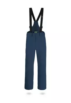 Мужские зимние брюки софтшелл с подтяжками Loonskin normani, темно-синий