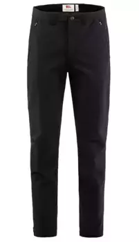 Мужские зимние брюки стрейч Fjallraven Abisko, черный