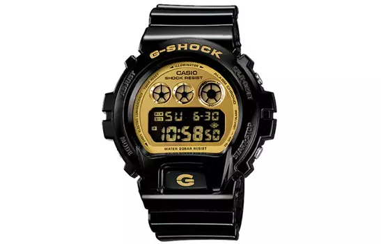 Мужские золотые часы серии G-SQUAD DW-6900CB-1DS CASIO